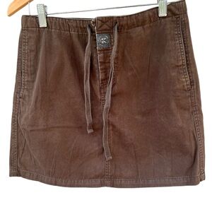 Calvin Klein dark brown Cotton Mini skirt. Size 5